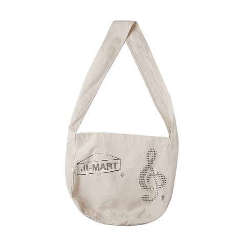 JI-MART ASCII Messenger Bag in Canvas