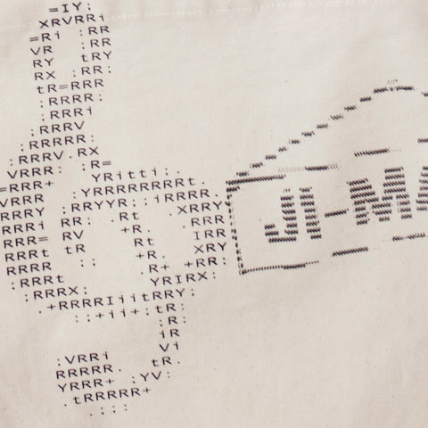 JI-MART ASCII Messenger Bag in Canvas